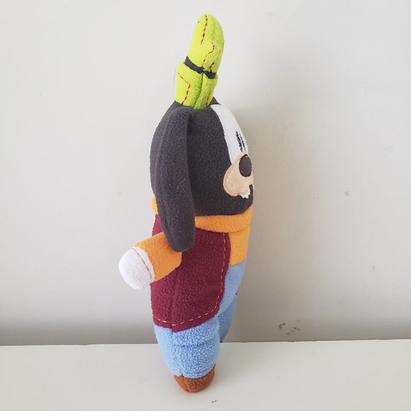 Disneyland Resort Disney Parks Fleece Goofy Plush Stuffy 13" Rare NEEDS SEWN - Picture 2 of 12